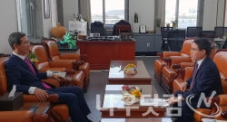 환노위원장 김학용의원 면담(여수시제공)