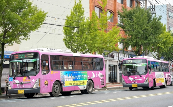 순천 시내버스 (순천시제공)